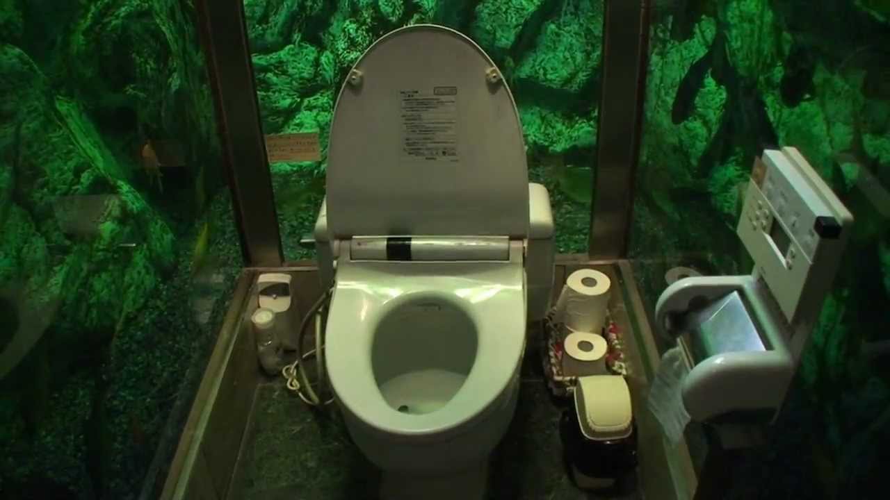 Záchod obklopený akváriom? V Japonsku žiaden problém
