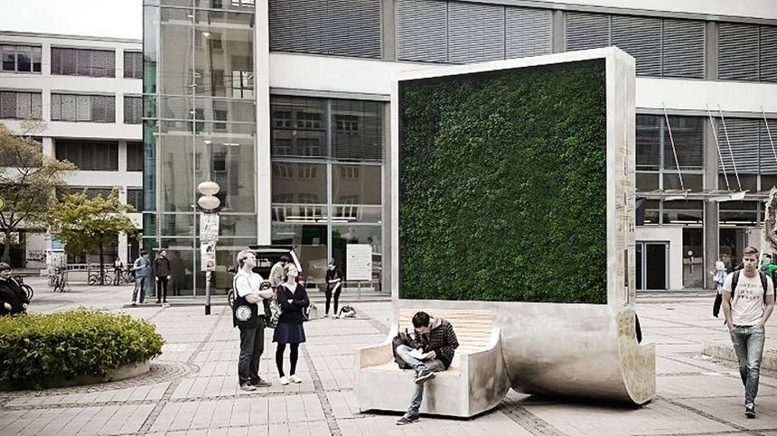 Mestské lavičky, ktoré absorbujú toľko znečistenia ako 275 stromov? V Londýne sú realitou