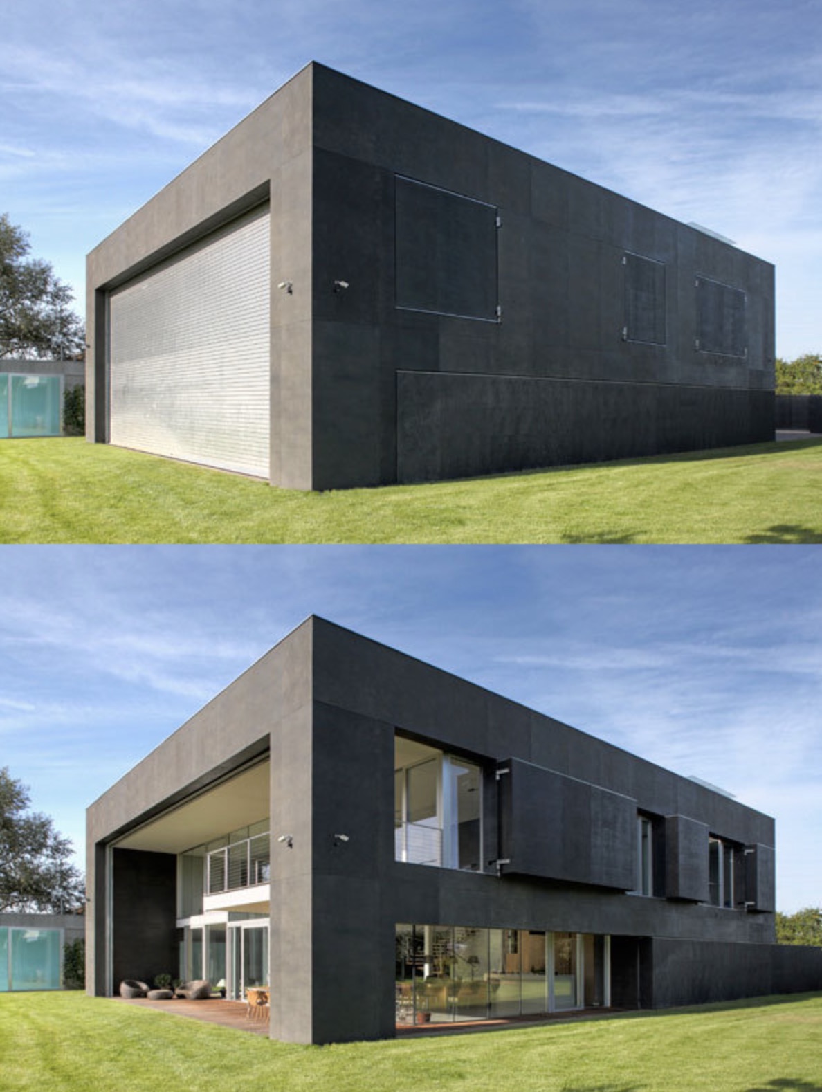 futuristické bunkre